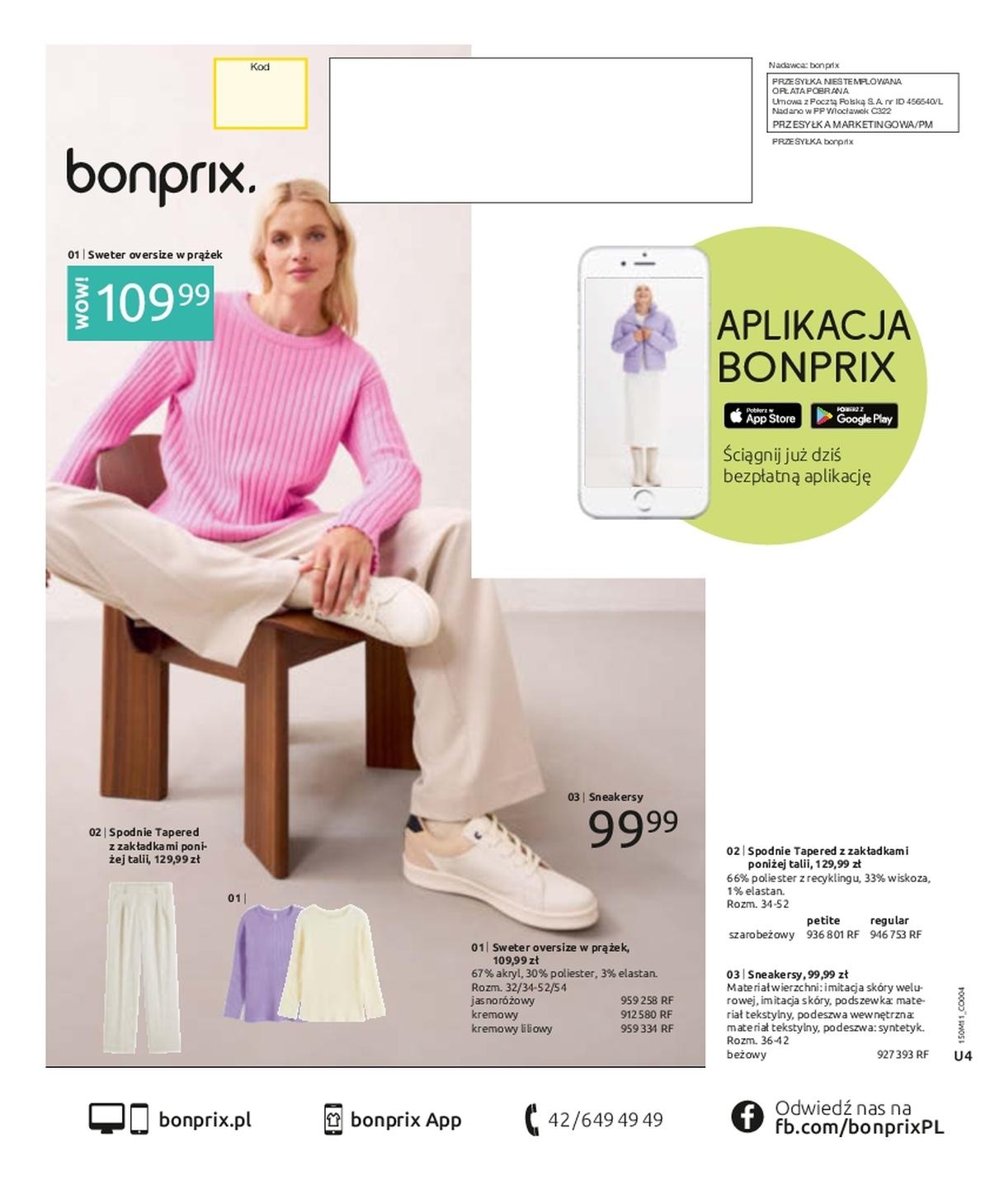 Gazetka promocyjna bonprix str. 100